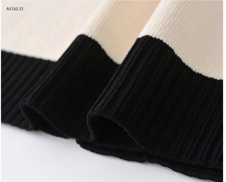 ÁO LEN CADIGAN PHỐI MÀU CỔ TRÒN - sỉ 255k