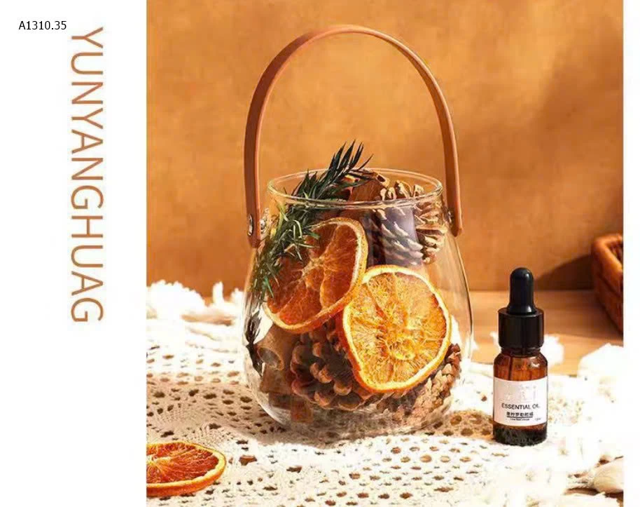 giỏ xinh xinh gồm thông khô , cam sấy , quế thơm lừng - sỉ 130k