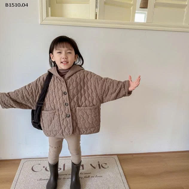 KHOÁC TRẦN TRÁM LÓT NHUNG ADBABY-Giá sỉ 279k