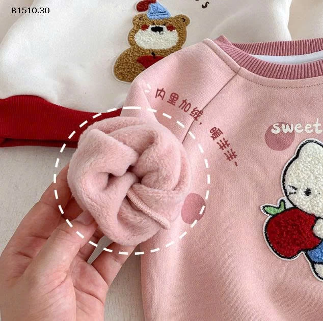 ÁO NỈ HOẠT HÌNH CHO BÉ-Giá sỉ 132k