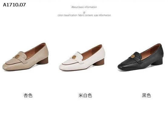 GIÀY LƯỜI MŨI VUÔNG ĐÍNH HOA TRÀ - sỉ 158k