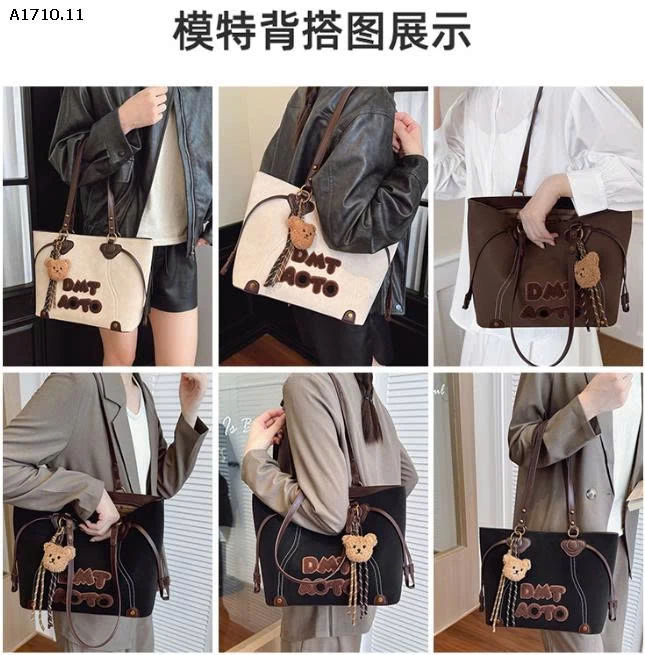 TÚI ĐEO CHÉO NỮ- sỉ 165k kèm charm