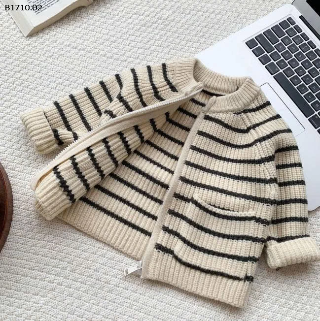 ÁO CARDIGAN KẺ PHỐI QUẦN CHO BT-Giá sỉ Áo: 165k  Quần: 168k 