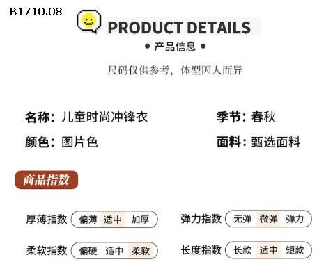 BST Áo khoác gió bé gái-Giá sỉ 135k