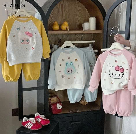 SET NỈ HOẠT HÌNH CHO BÉ-Giá sỉ 220k