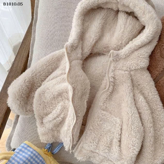 ÁO KHOÁC LÔNG CỪU CÓ MŨ CHO BÉ-Giá sỉ 149k