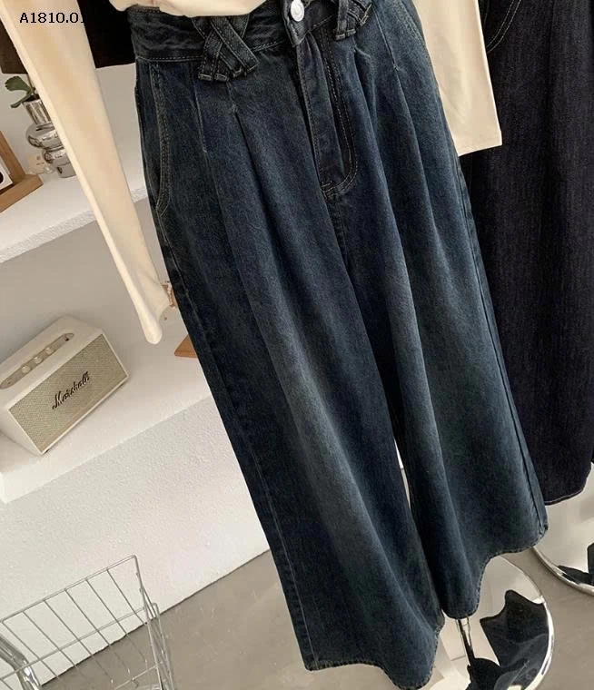 QUẦN JEAN ỐNG RỘNG CÁ TÍNH CHO NỮ -Giá sỉ 274k