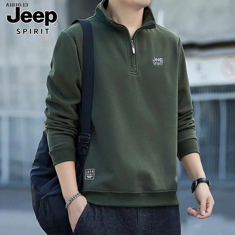 áo thu dài tay khóa cổ bản nâng cấp  JEEP - Giá sỉ 325k