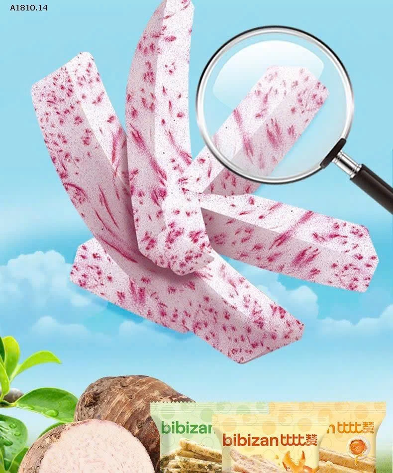 Snack Giòn Rụm – Bánh Que Khoai Môn 14 Gói-Giá sỉ 75k