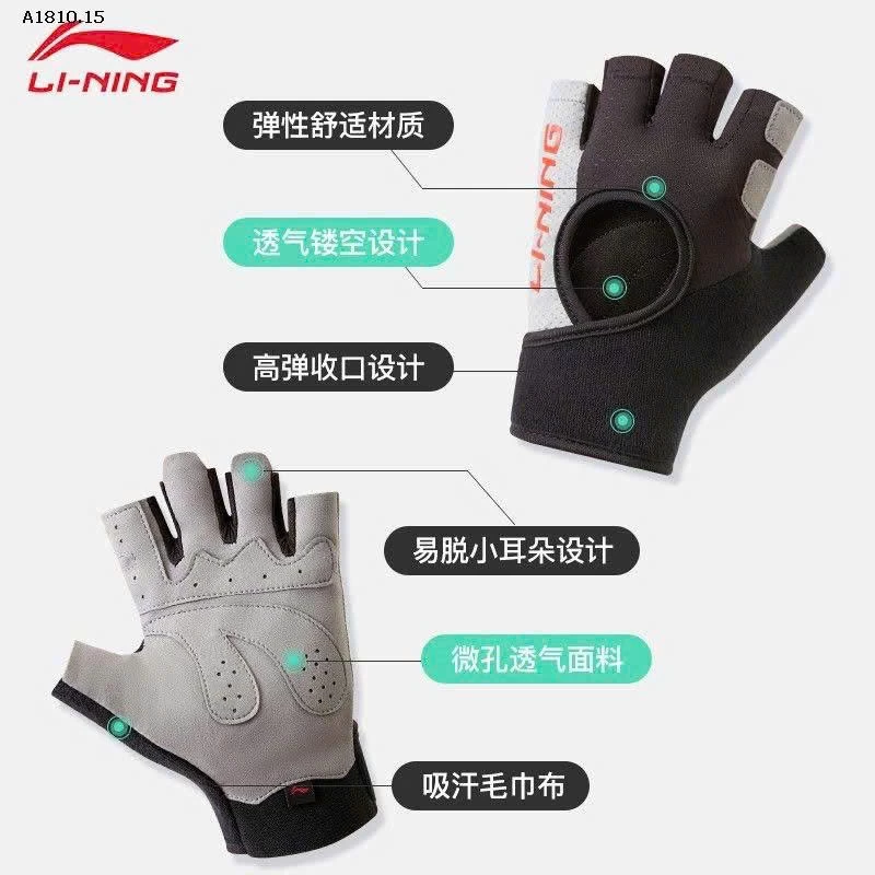 Găng tay tập gym Lining  - sỉ 136k