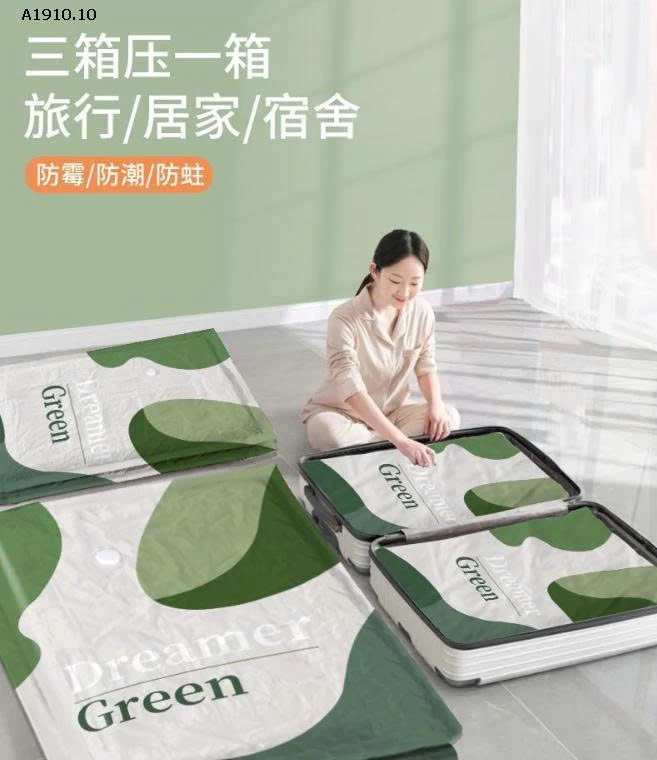 SET 6 TÚI HÚT CHÂN KHÔNG ĐỰNG CHĂN MÀN QUẦN ÁO KÈM BƠM - sỉ 160k/set 6 túi + bơm điện