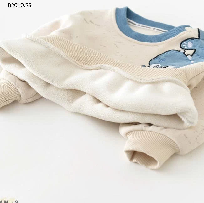 BỘ NỈ KHỦNG LONG LÓT LÔNG-Giá sỉ 257k