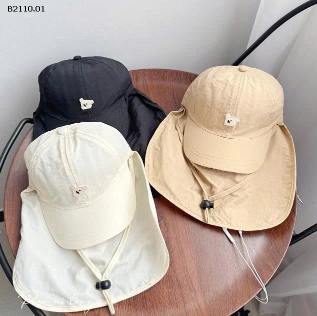 MŨ CHỐNG NẮNG CHE GÁY CHO BÉ YÊU - sỉ 96k