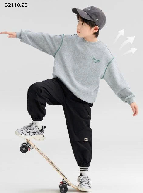 ÁO NỈ BÉ TRAI ANNI  - Giá sỉ 90-130  96k 140-170: 110k