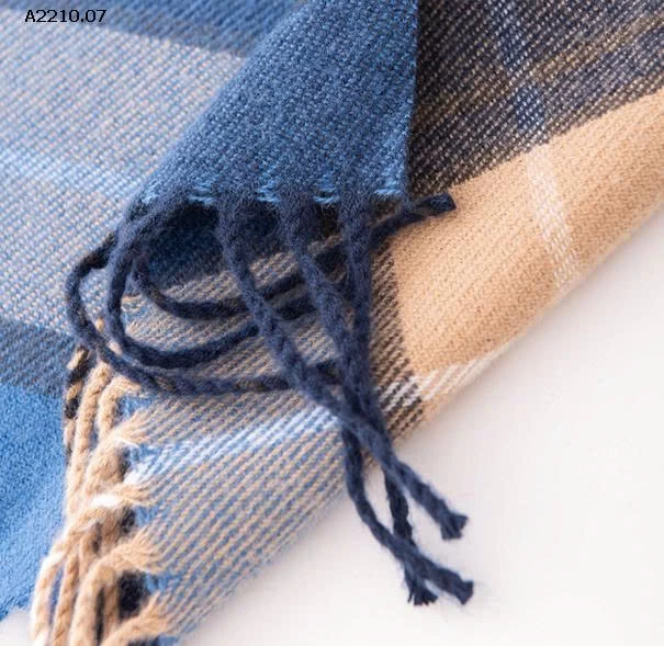 KHĂN CHOÀNG KẺ CARO Cashmere -Giá sỉ 75k