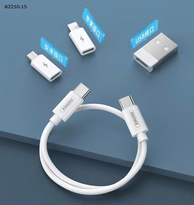 Bộ cáp sạc đa năng Remax RC 190- sỉ 115k