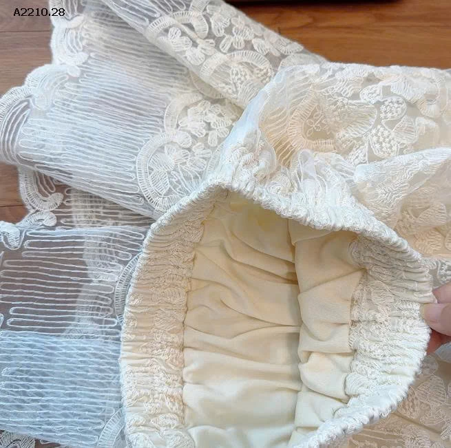 VÁY REN THÊU KIỂU HÀN ANNA  - sỉ 200k