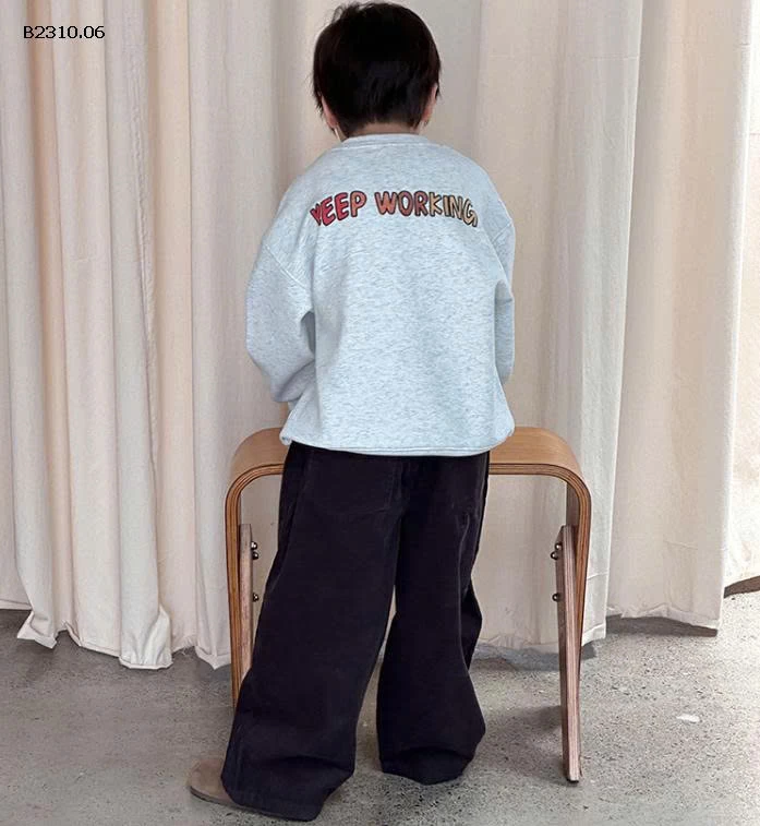 ÁO NỈ AMBB bé trai-Giá sỉ   sz 90-150: 174k sz 160: 188k sz 170 : 199k