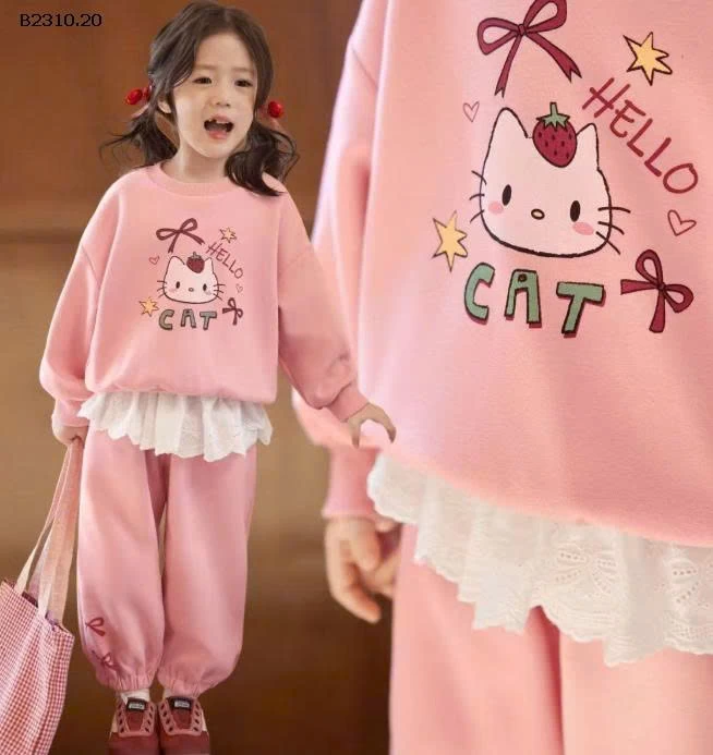 BỘ NỈ XINH BÉ GÁI-Giá sỉ 126k