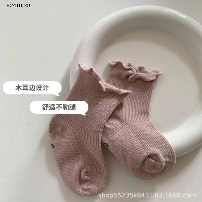 SÉT 6Đ TẤT XUẤT HÀN-Giá sỉ  88k/set 6 đôi mix màu 