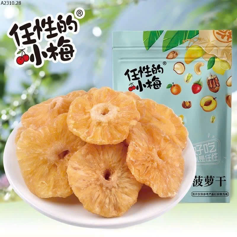 Dứa sấy khô vòng tròn - sỉ 90k