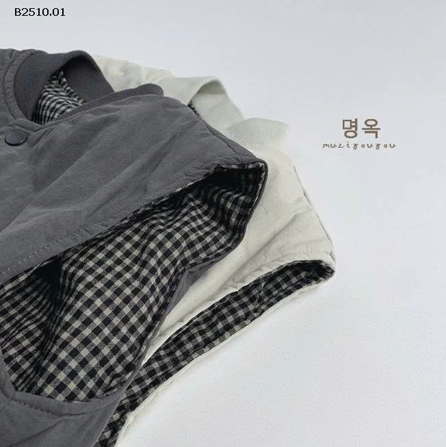 KHOÁC GILE 2 MẶT TRẦN BÔNG CỔ TRỤ-Giá sỉ 205k