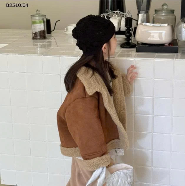 ÁO KHOÁC DA LỘN LÓT LÔNG ADBABY-Giá sỉ 275k