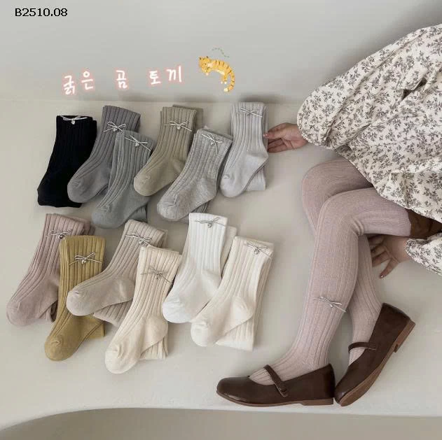 QUẦN Tất LEGGING ĐÍNH NƠ BG-Giá sỉ 58k