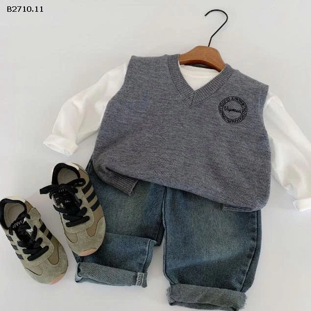 Áo len gile nhà Huzhou Zhili - sỉ 135k 