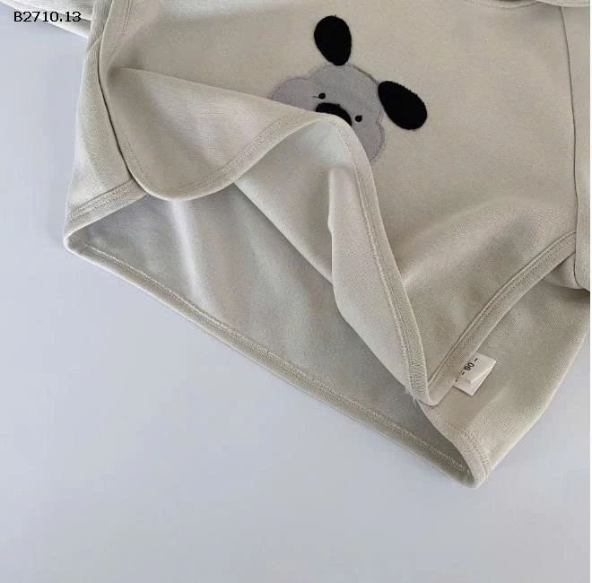 Áo nỉ có mũ cho bé  nhà Huzhou Zhili - sỉ 175k 