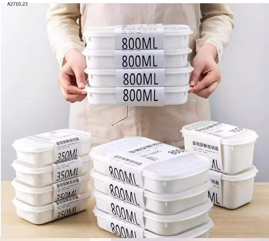    SET 6 HỘP BẢO QUẢN THỰC PHẨM - Giá sỉ 80k/ set 6c 800ml