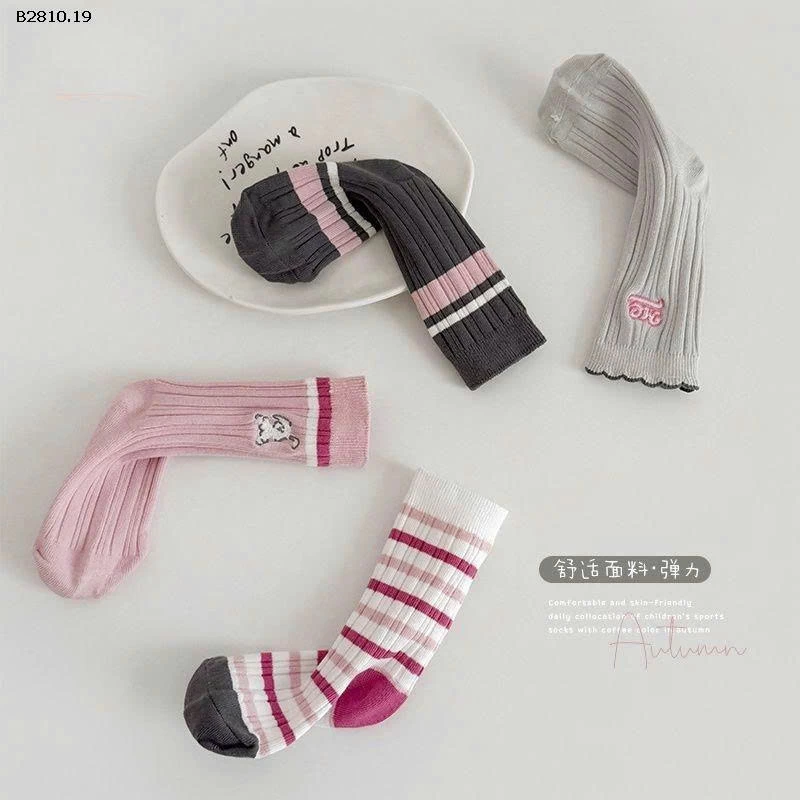 SET 4 ĐÔI TẤT DỄ THƯƠNG CHO BÉ-Giá sỉ 44k/set