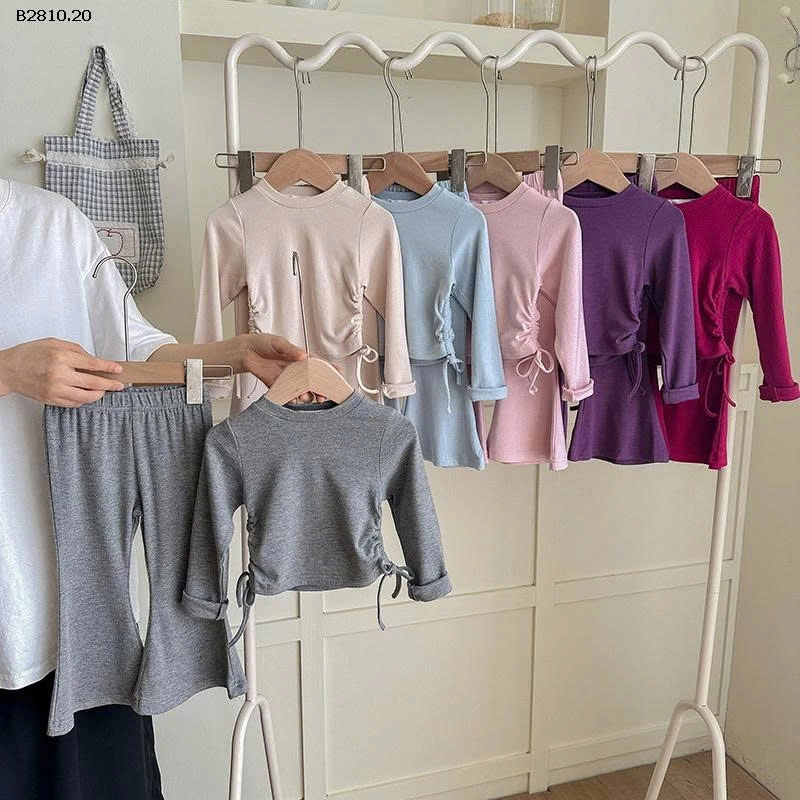 BỘ THUN DÀI TAY RÚT EO -Giá sỉ 148k