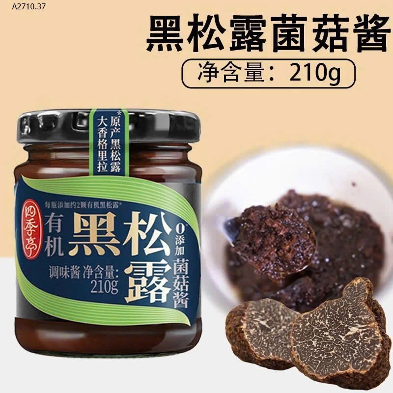 Nước sốt nấm hữu cơ vị nấm Truffle đen Hải Thiên – 210g Giá sỉ 116k