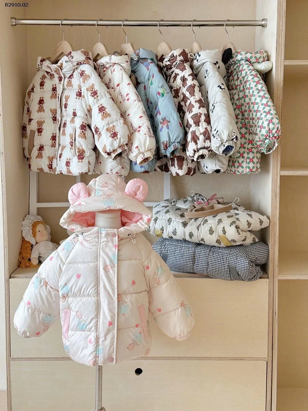 PHAO TAI GẤU HỌA TIẾT NEW 2025 -Giá sỉ 175k