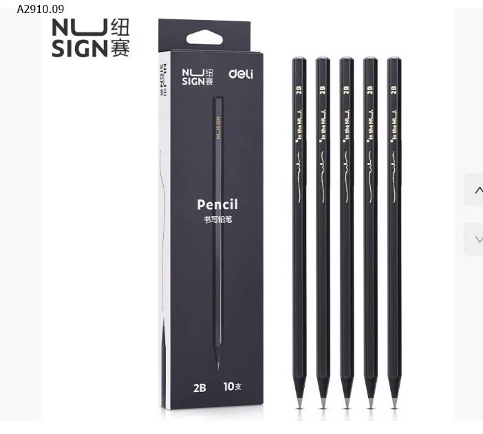  BÚT CHÌ GỖ ĐEN DELI - Giá sỉ 105k/set 30c