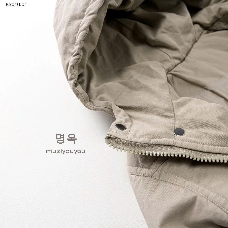 ÁO KHOÁC TRẦN BÔNG BT-Giá sỉ 286k