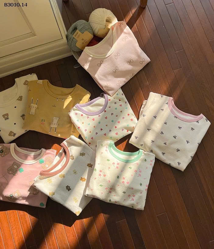 Bộ đồ ngủ trẻ em Hãng AMBB.Kids- Giá sỉ  size 80-150 : 142k size 160 : 163k
