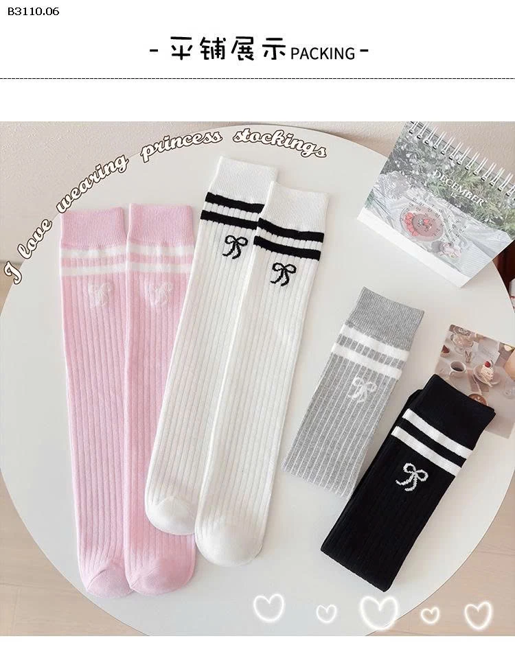 SET 4 ĐÔI TẤT ĐÙI BÉ-Giá sỉ 77k/1 set 4 đôi