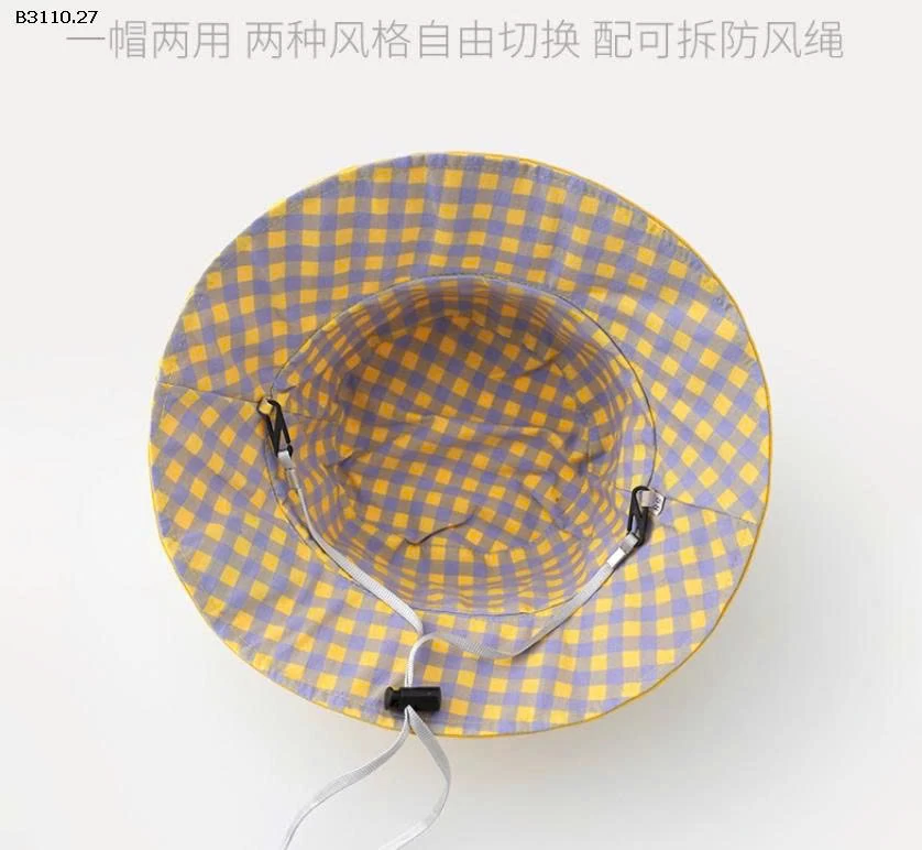 MŨ VÀNH TRÒN 2 MẶT CHO BÉ IUUU -Giá sỉ 72k