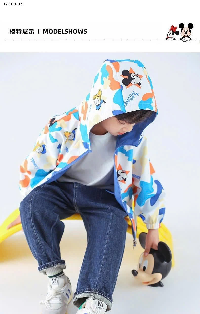 Áo gió chính hãng Disney- sỉ 182k