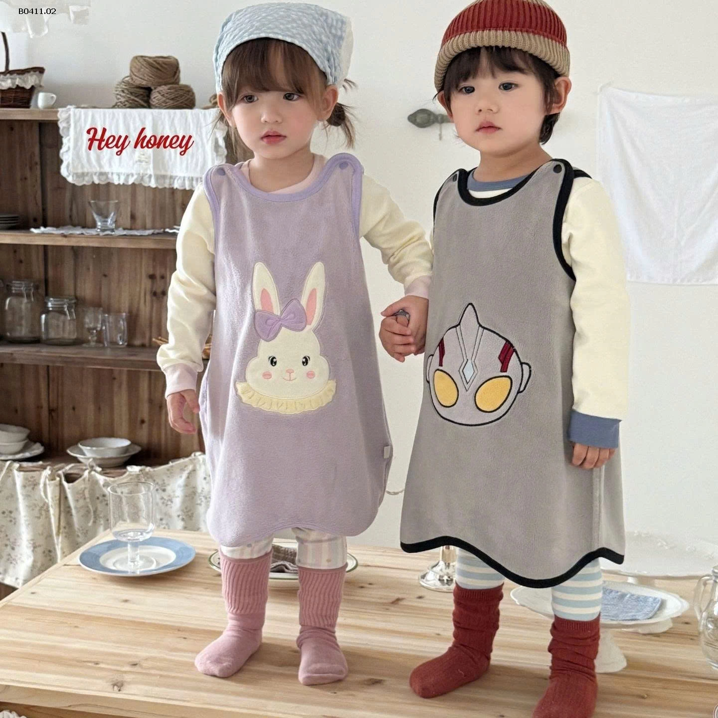 TÚI NGỦ HOẠT HÌNH HEY.HONEY CHO BÉ-Giá sỉ 175k