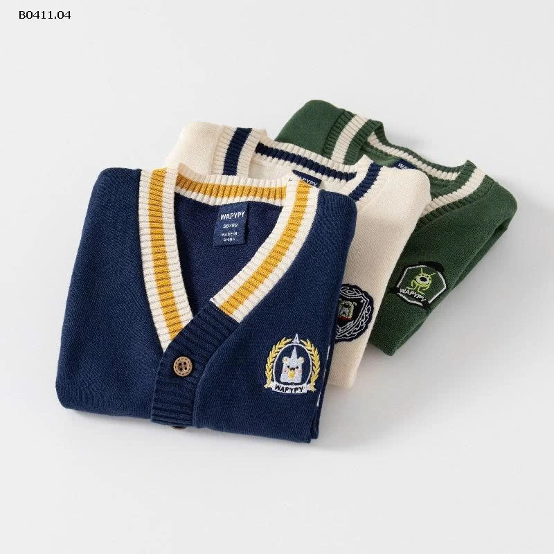 ÁO LEN CARDIGAN WAPYPY CHO BÉ-Giá sỉ 150k