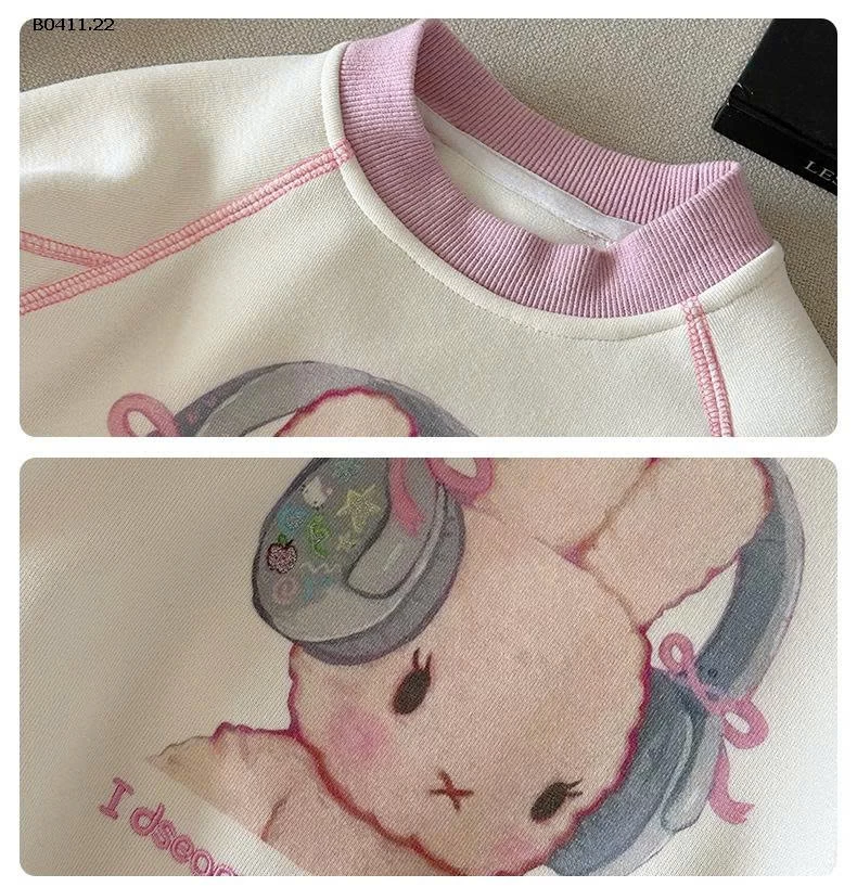 ÁO NỈ HOẠT HÌNH BG-Giá sỉ  sz 90-150: 159k  sz 160: 168k 