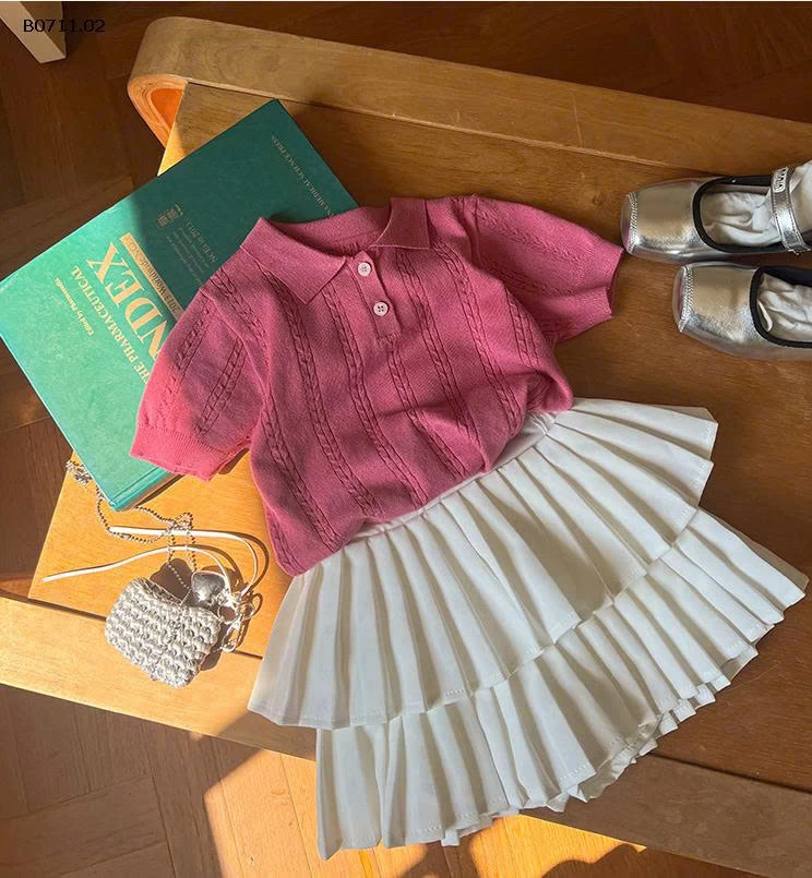 Áo polo len cộc tay hãng AMBB -Giá sỉ  139k