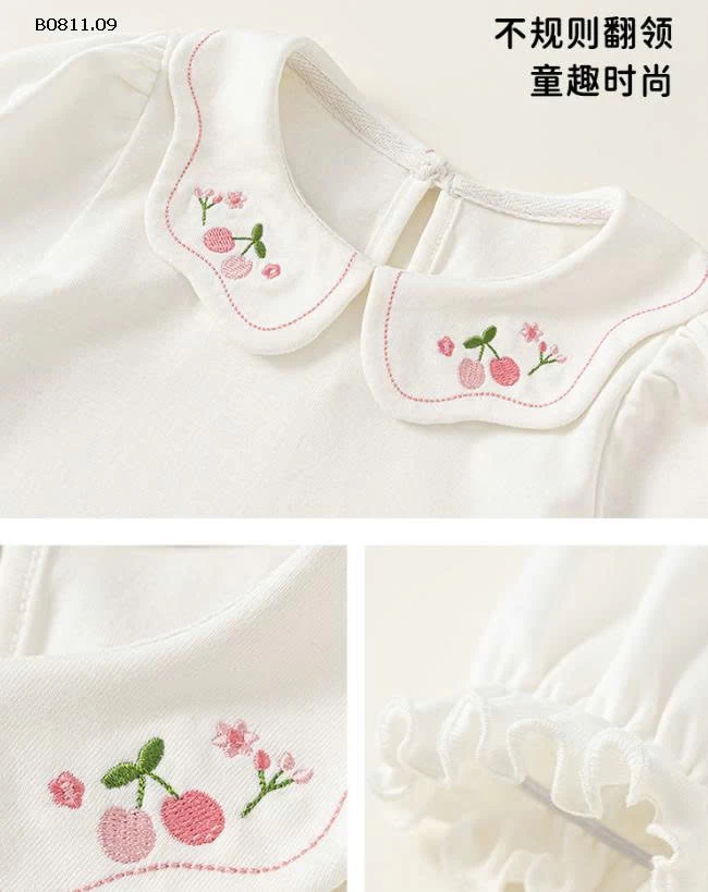 ÁO THUN DÀI TAY CỔ SEN nhà Mbang -Giá sỉ 160k