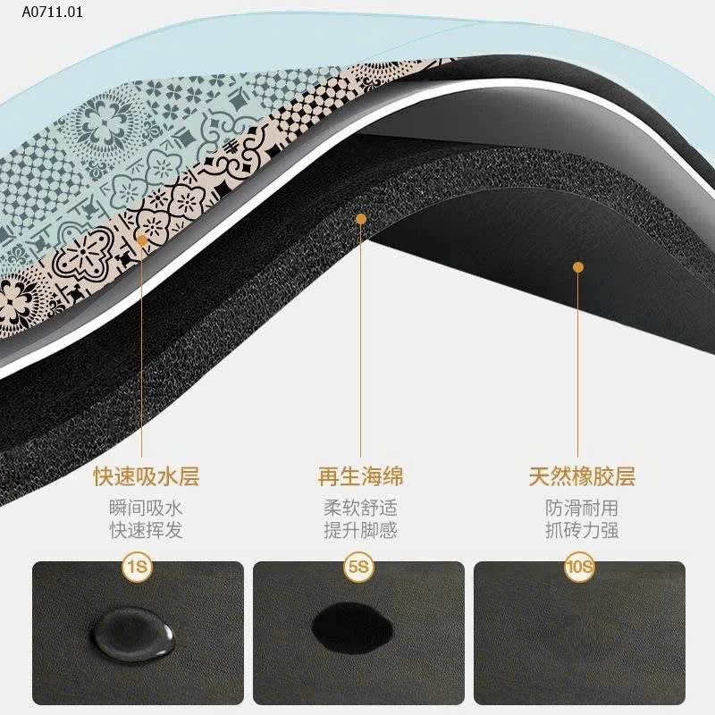  THẢM LÓT SÀN GÓC BẾP CHỮ L CHỐNG TRƯỢT- sỉ 99k