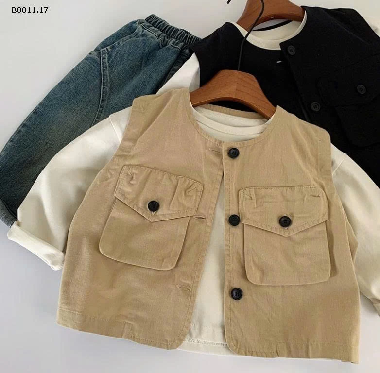 ÁO KHOÁC GILE CHO BÉ TRAI - sỉ 158k