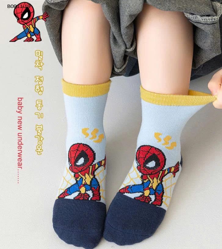  SET 6Đ TẤT SIÊU NHÂN CHO BÉ  - Giá sỉ  85k/1 set 6đ