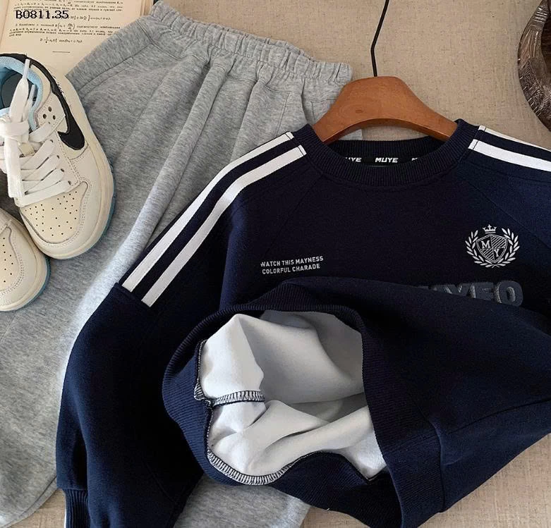  ÁO NỈ CHỮ JUST LIKE MAGIC CHO BÉ -Giá sỉ 138k